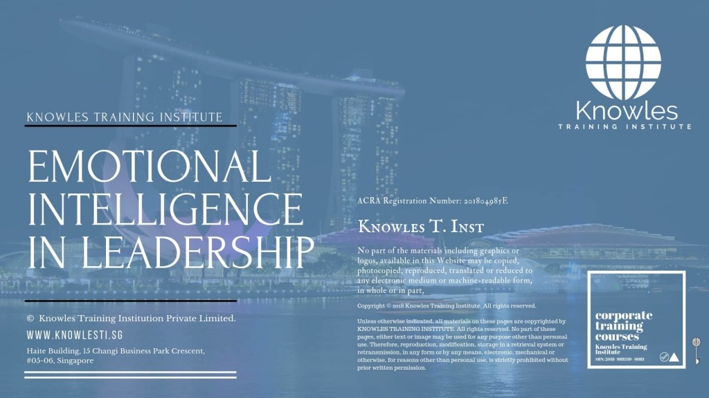 Emotional Intelligence In Leadership Training Course in Timor-Leste