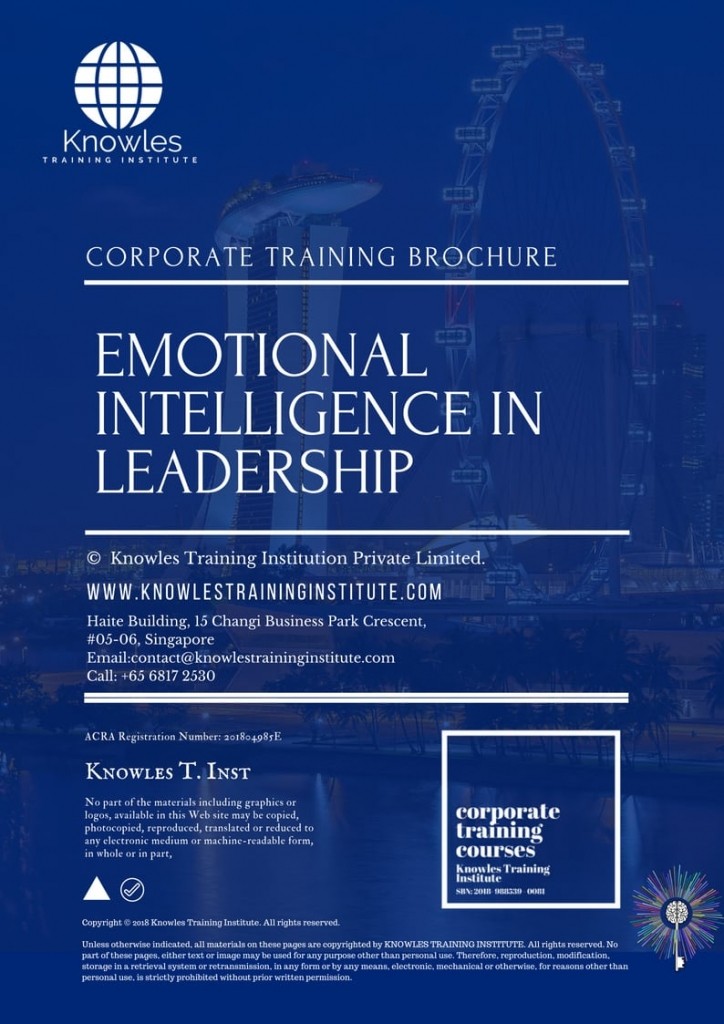 Emotional Intelligence In Leadership Training Course in Timor-Leste Brochure