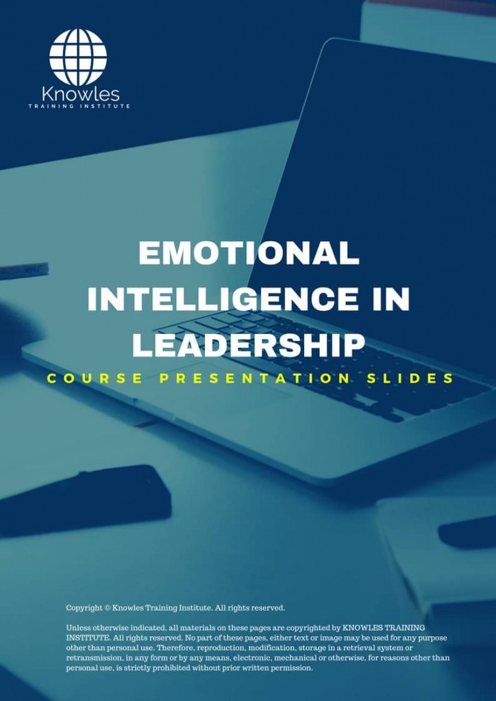 Emotional Intelligence In Leadership Training Course in Timor-Leste Presentation Slides