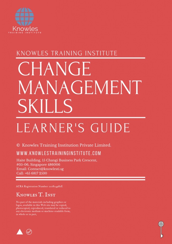 Learner’s Guide For Change Management Skills Training Course in Timor-Leste