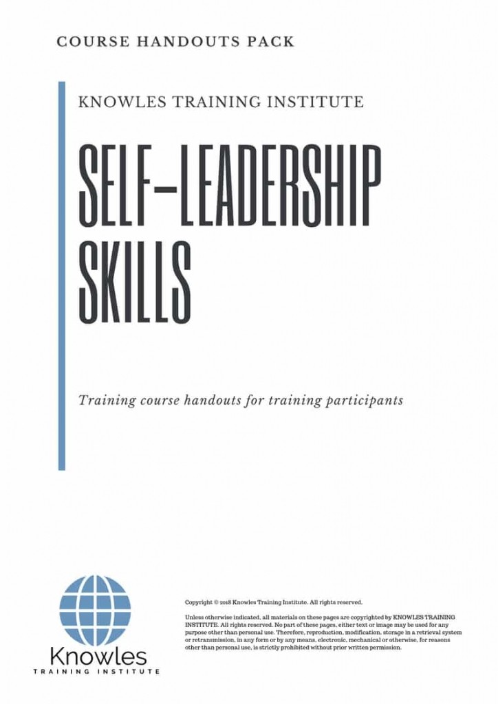 Self-Leadership Skills Course in Timor-Leste Handouts