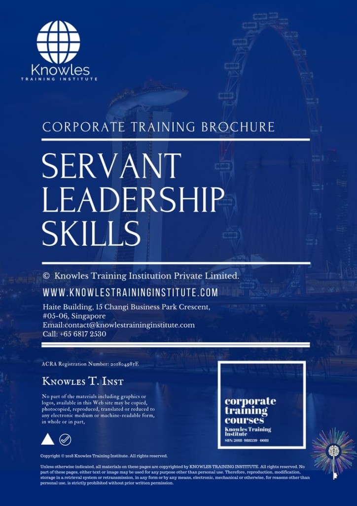 Servant Leadership Skills Training Course in Timor-Leste Brochure