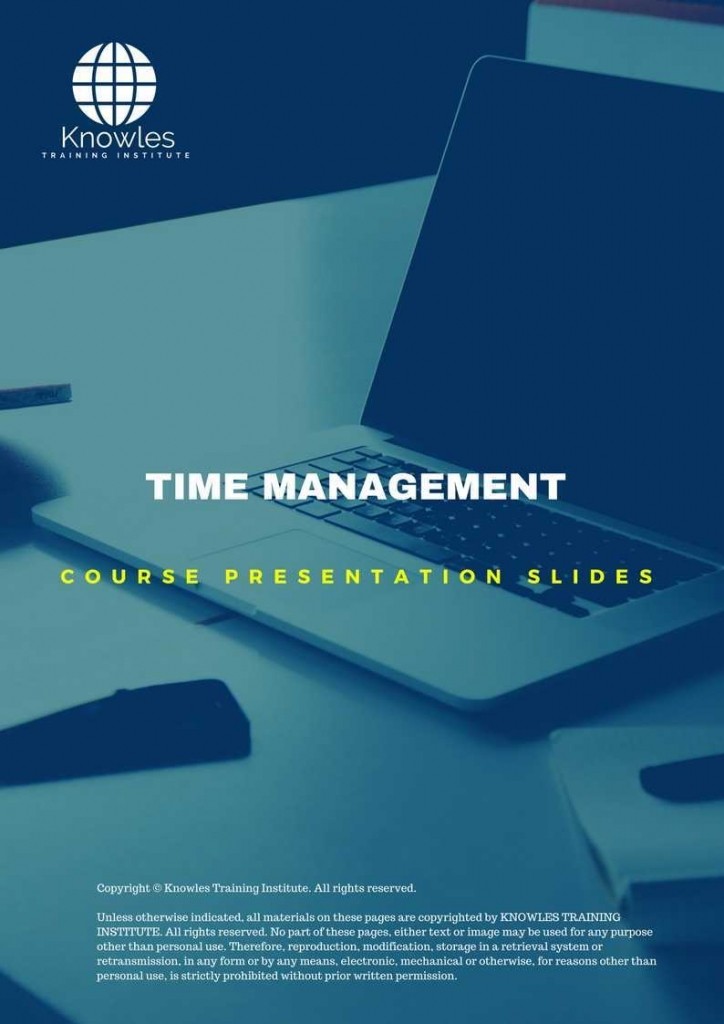 Time Management Training Course in Timor-Leste Presentation Slide